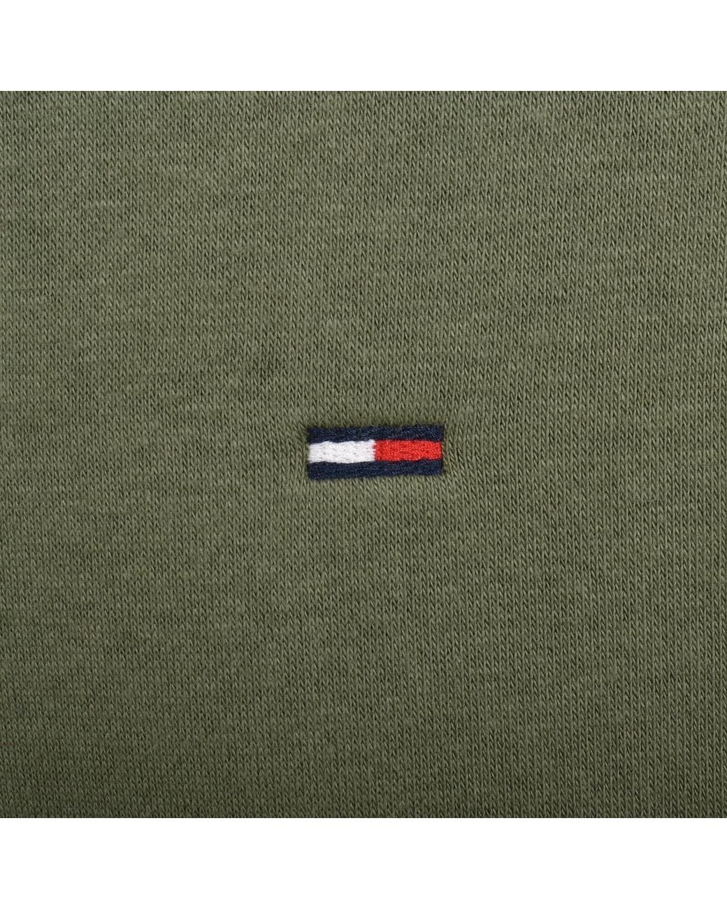 Tommy Hilfiger Green Flag Logo Hoodie for men