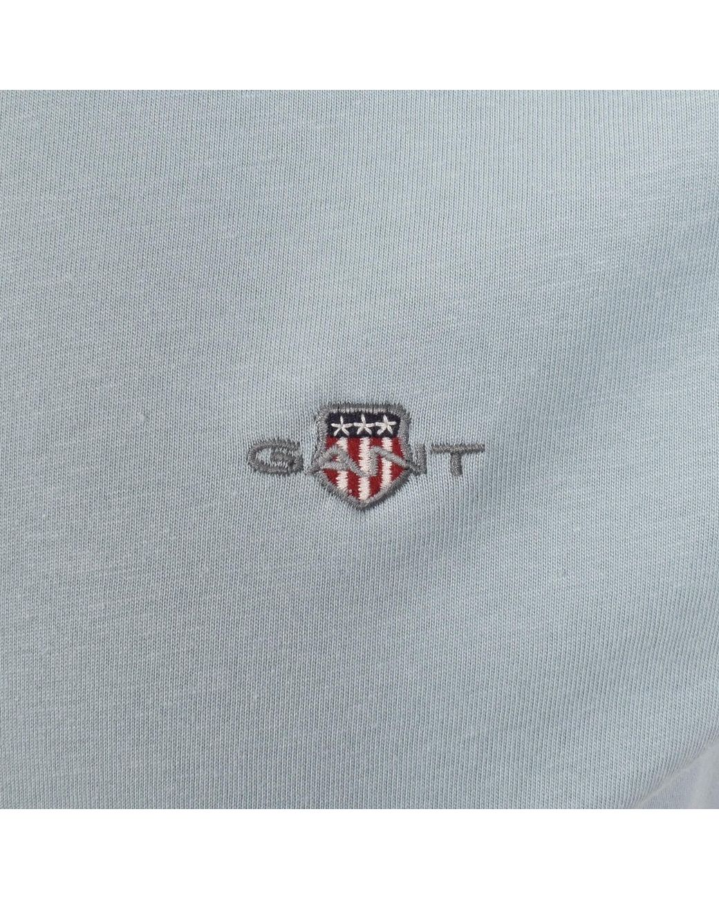 Gant Blue Regular Fit Shield T Shirt for men