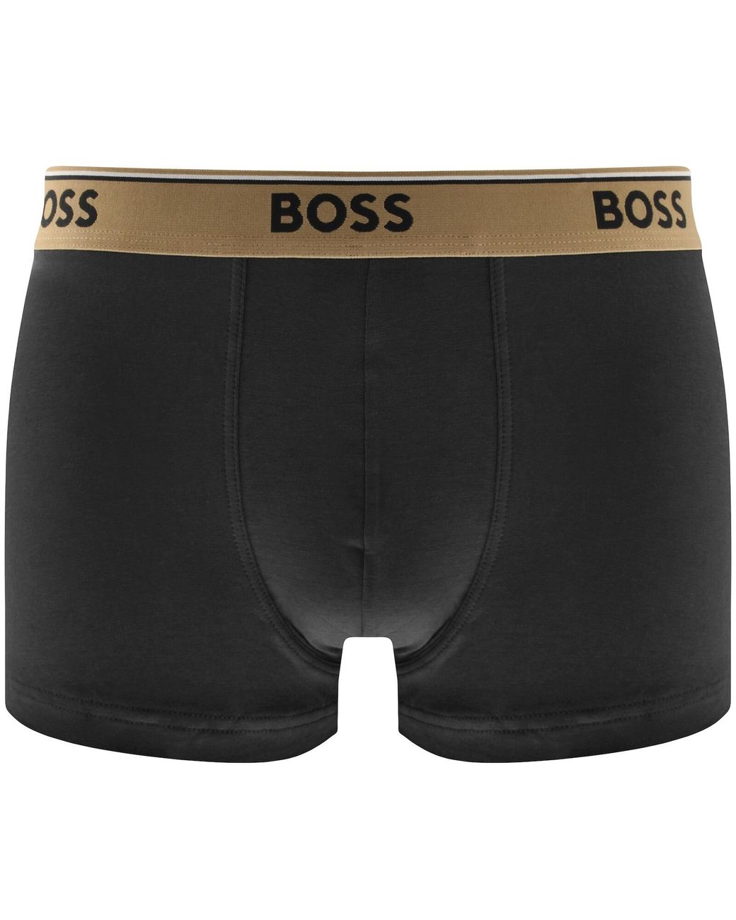 BOSS BUSINESS Black Boss Underwear 3 Pack Power Trunks for men