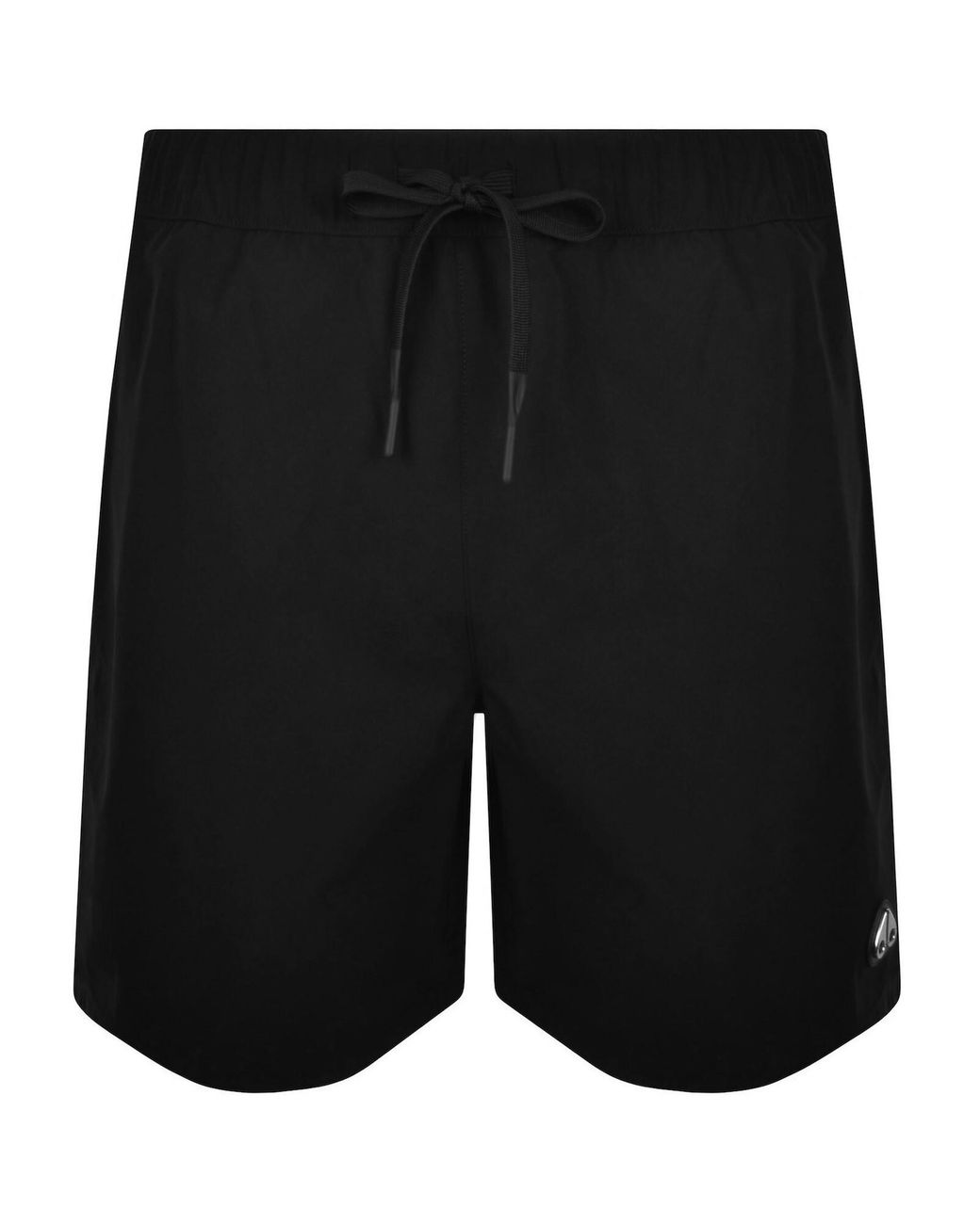 Moose Knuckles Black Logo Swim Shorts for men