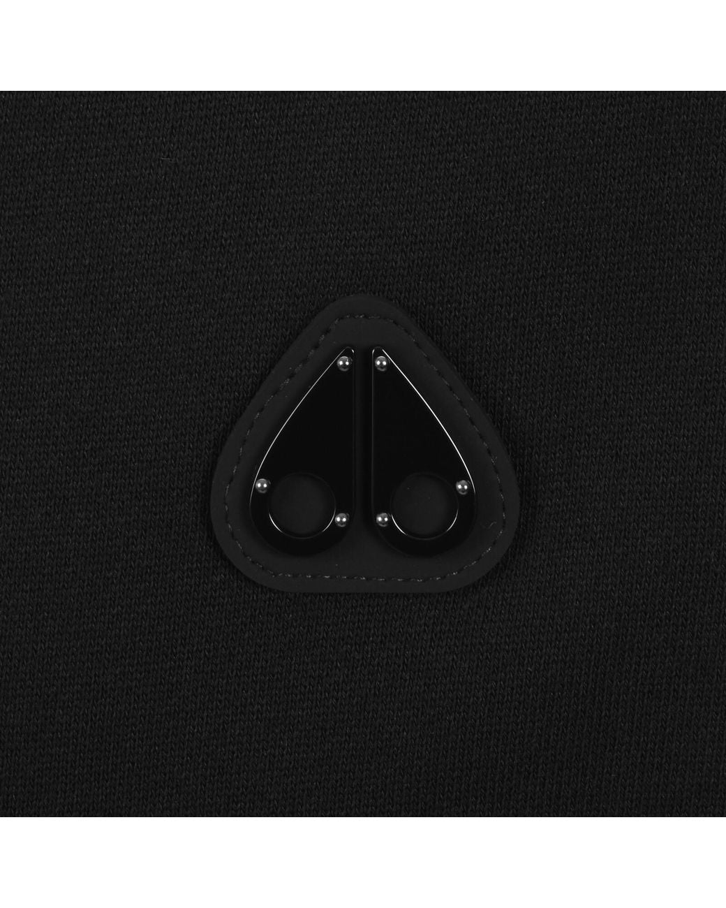 Moose Knuckles Black Yul Sweatshirt for men
