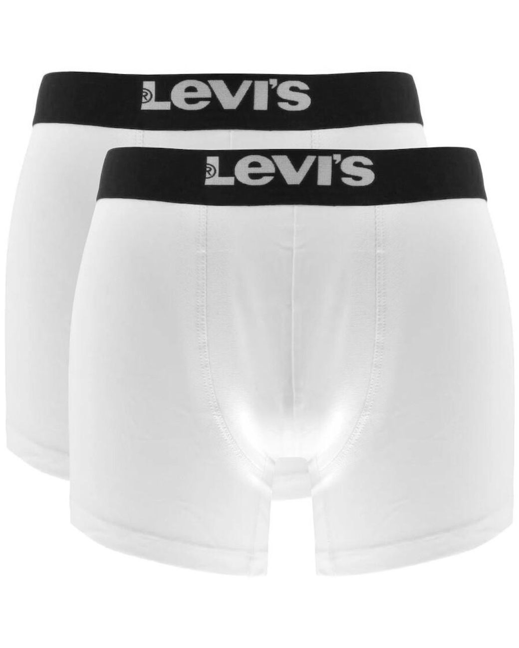 Levi's 2 Pack Boxer Shorts in White for Men