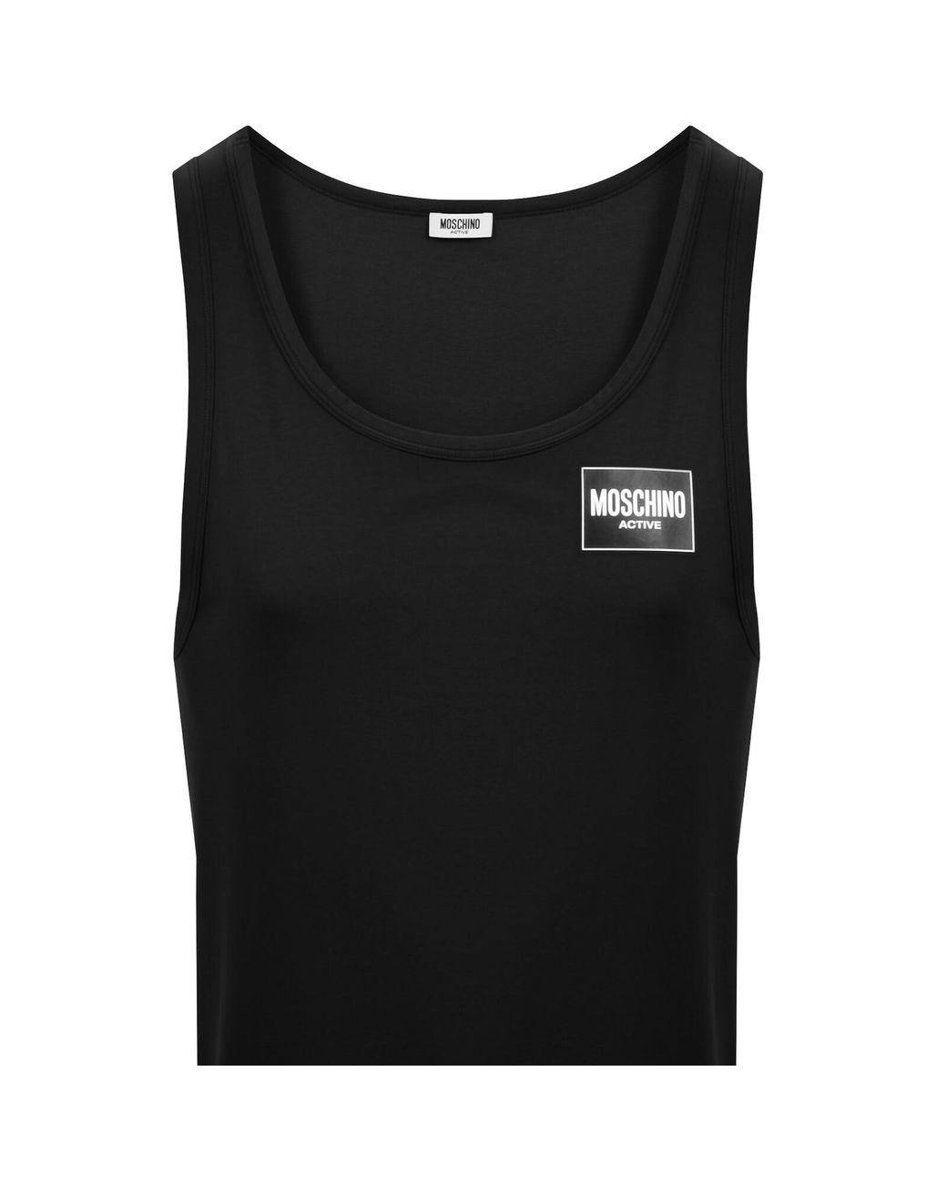 Moschino Black 2 Pack Vests for men
