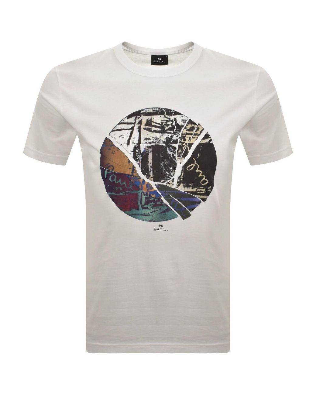 Paul Smith Gray Short Sleeve Graphic T Shirt for men