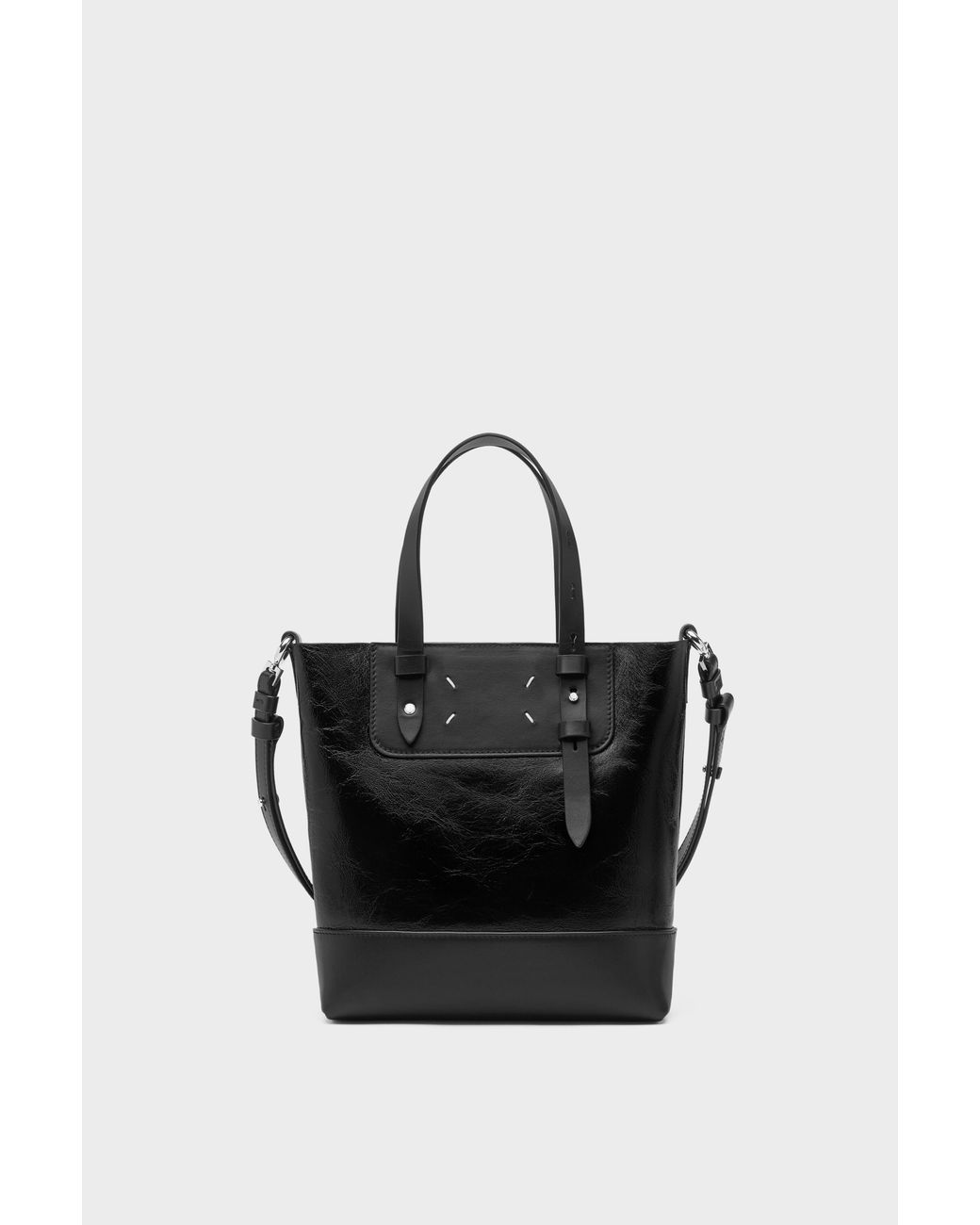 Maison Margiela Black Belt Bag Vertical Mini