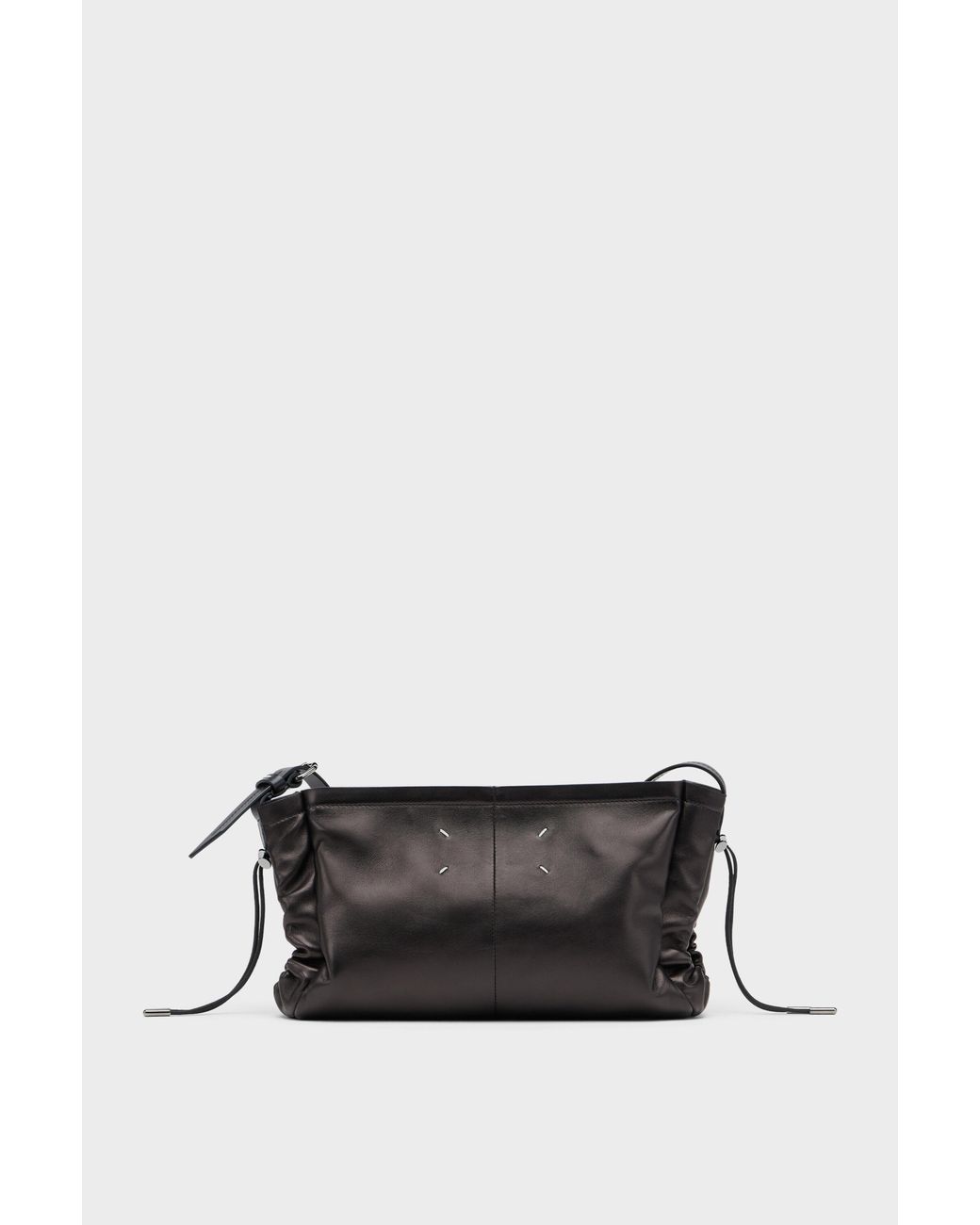 Maison Margiela Black Drawstring Shoulder Bag