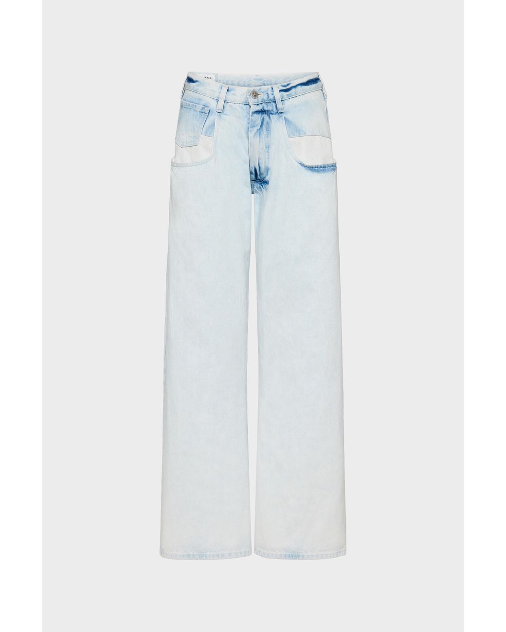 Maison Margiela Blue Bleached Straight-Leg Jeans