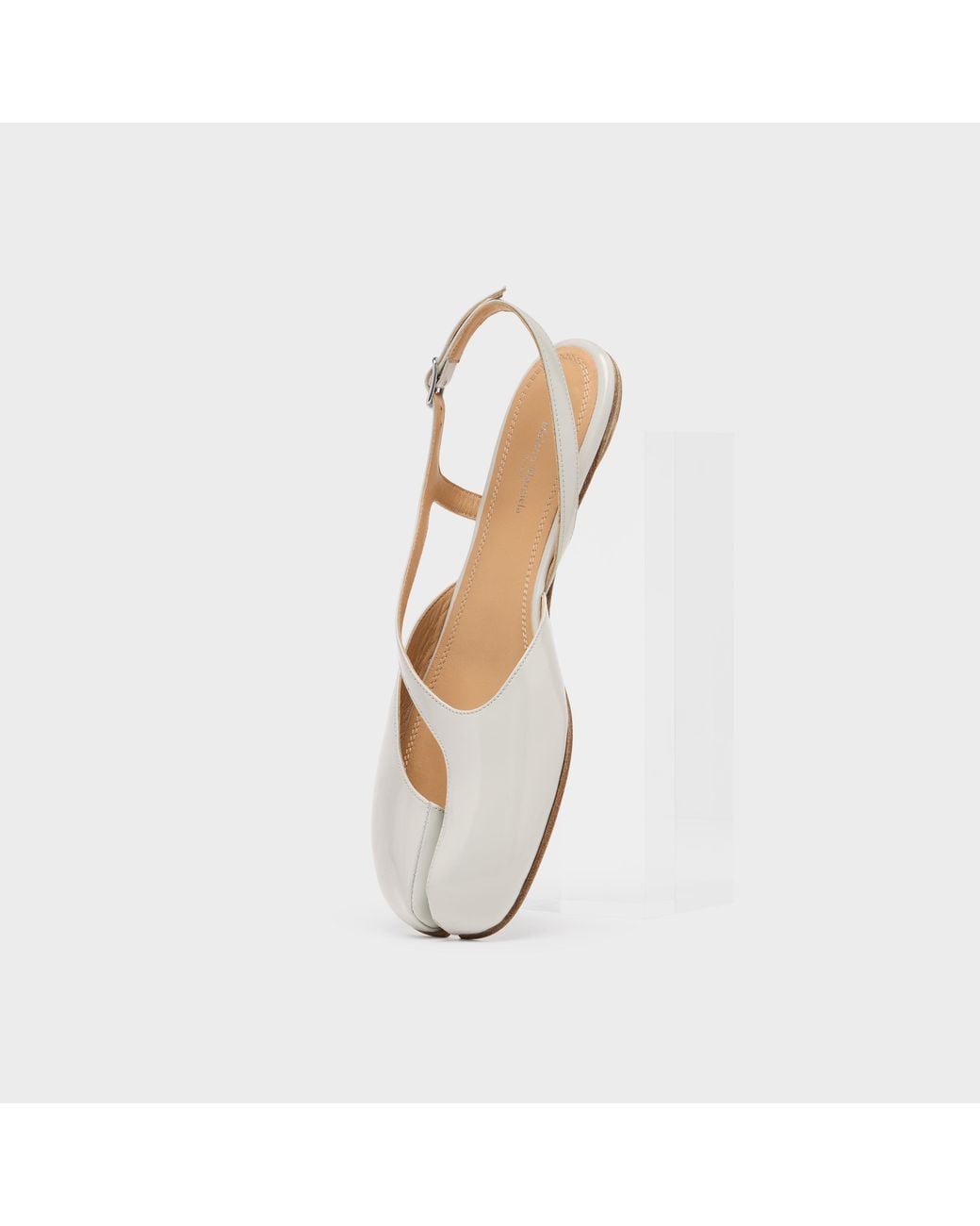 Maison Margiela White Tabi Slingback Sandal