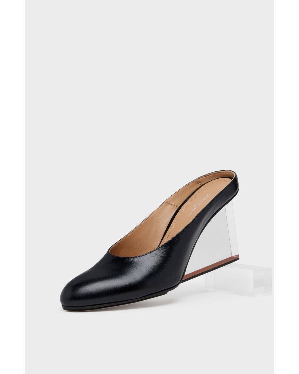 Maison Margiela Black Plexi Pump Mule
