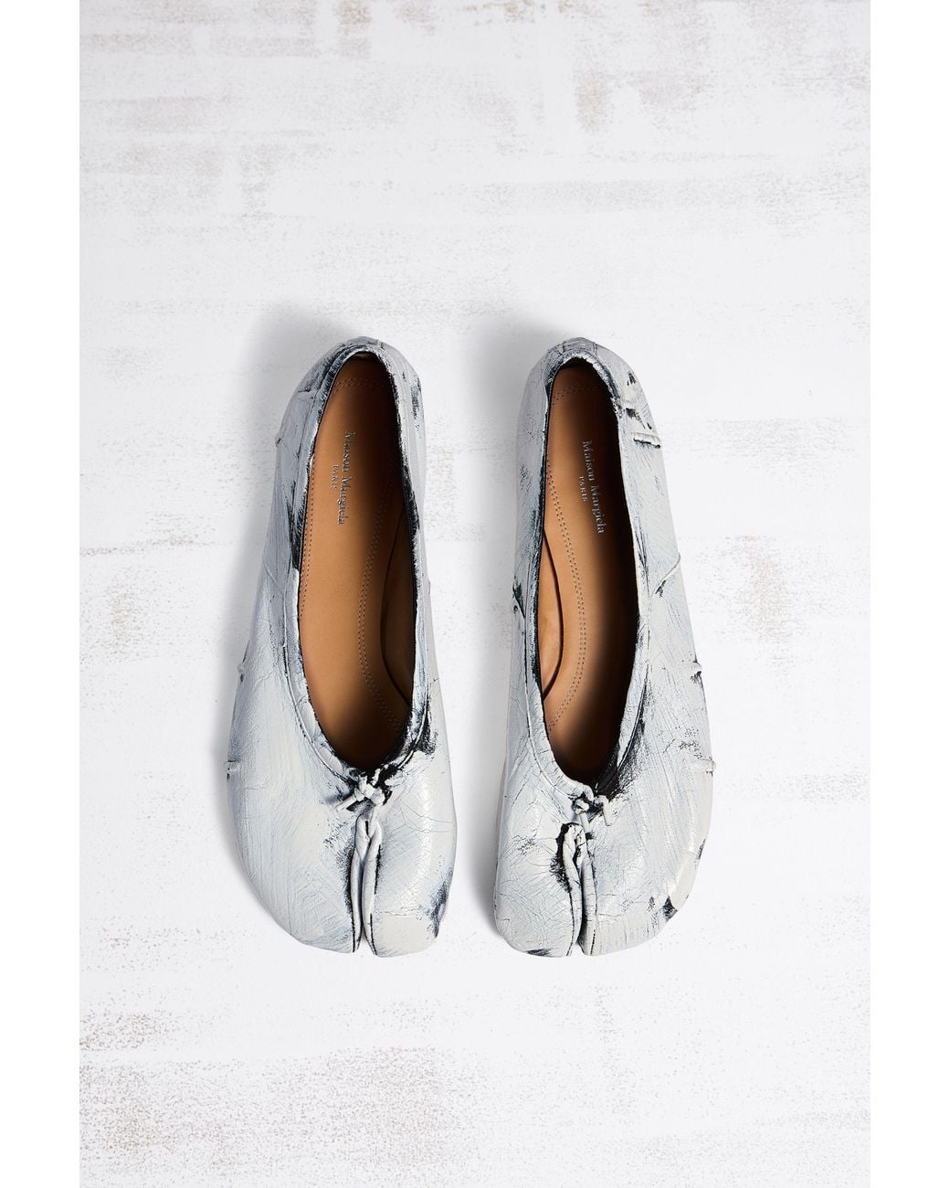 Maison Margiela White Tabi New Ballerina