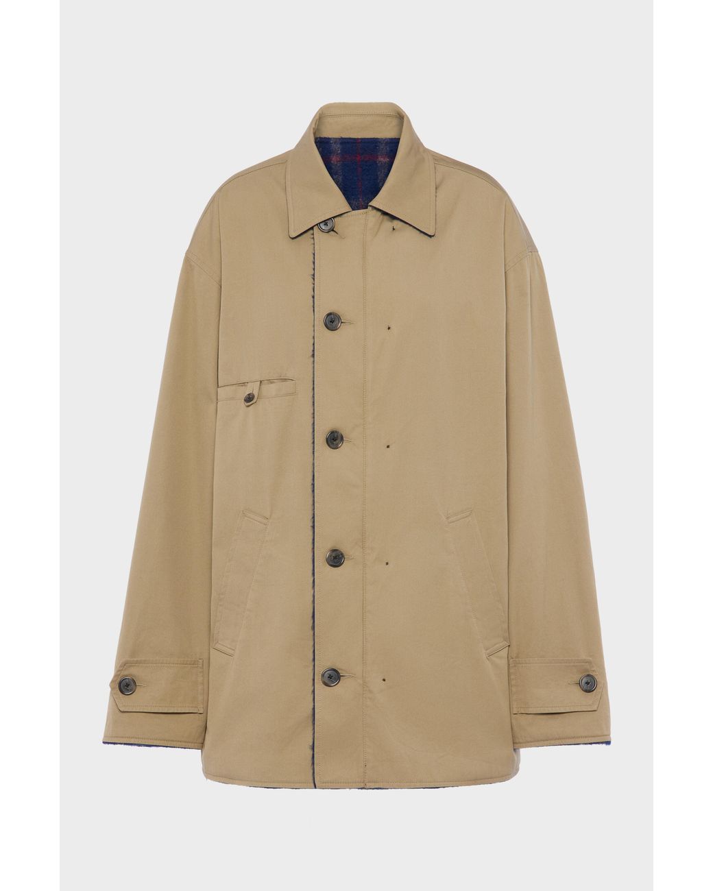 Maison Margiela Natural Reversible Caban