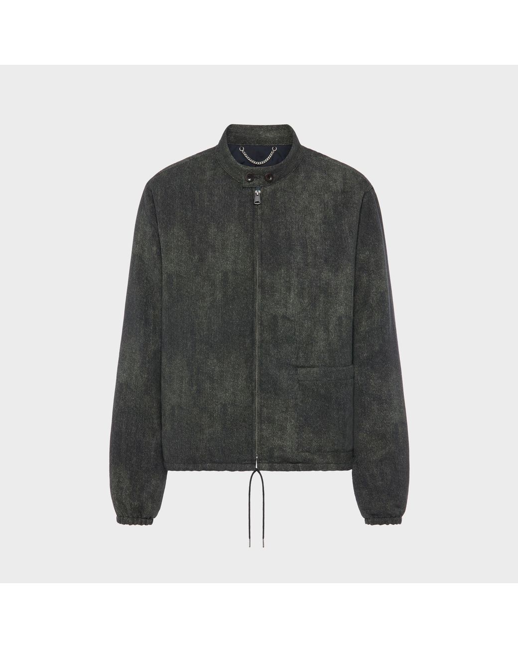 Maison Margiela Black Cotton Caban Jacket for men