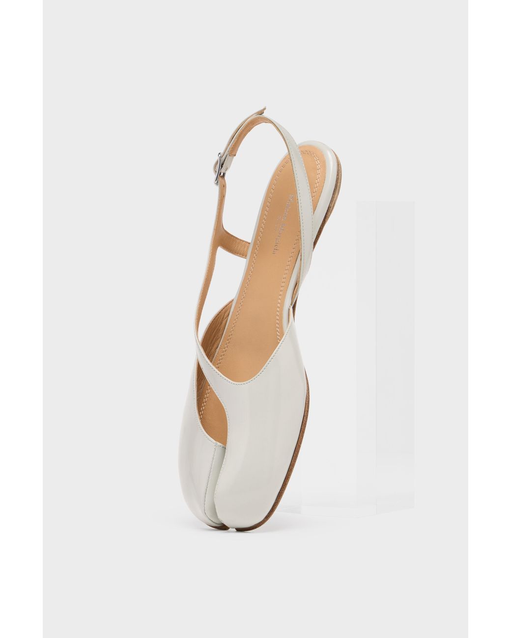 Maison Margiela White Tabi Slingback Sandal
