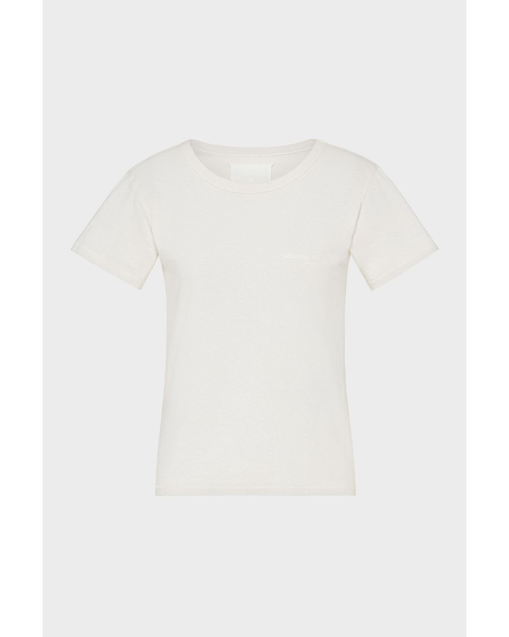 Maison Margiela White Cotton Jersey T-Shirt