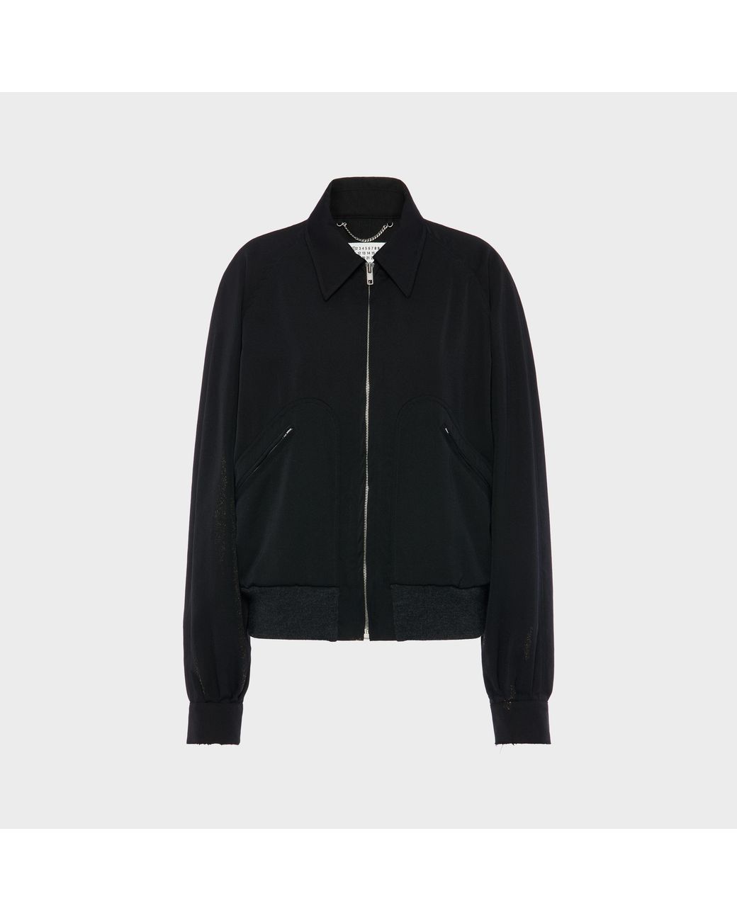Maison Margiela Black Wool Caban