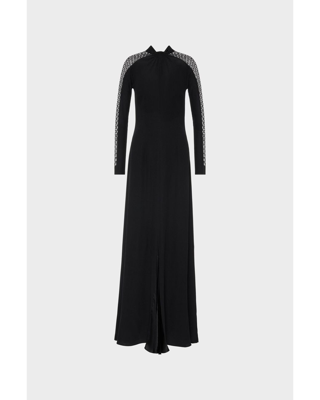 Maison Margiela Black Silk Maxi Dress