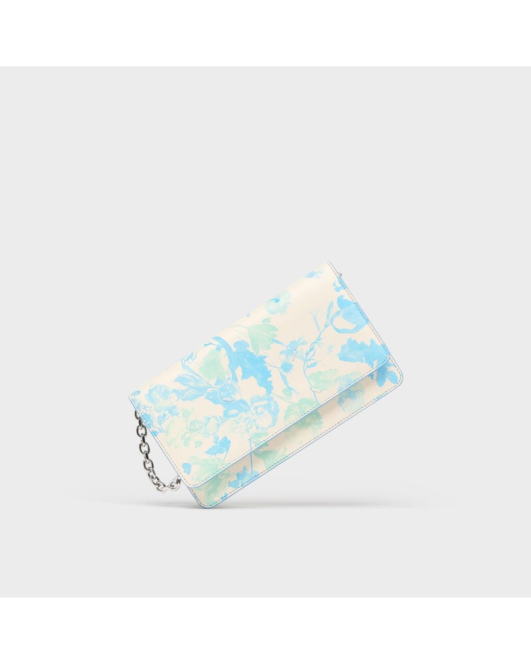 Maison Margiela Blue Leather Chain Wallet