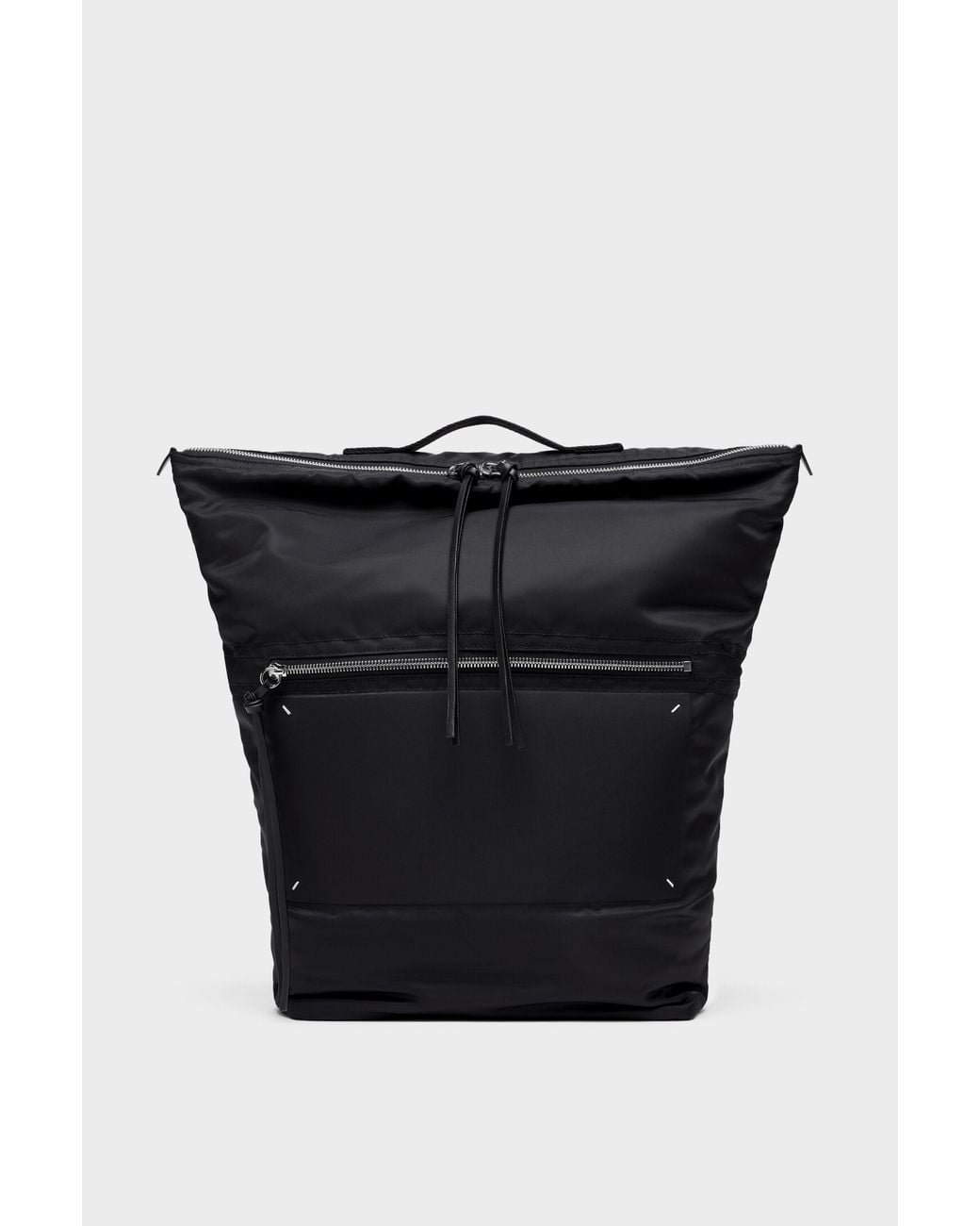 Maison Margiela Black Zip Backpack