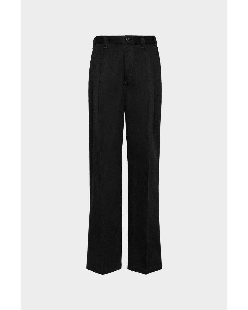 Maison Margiela Black Skater Chino Trousers for men