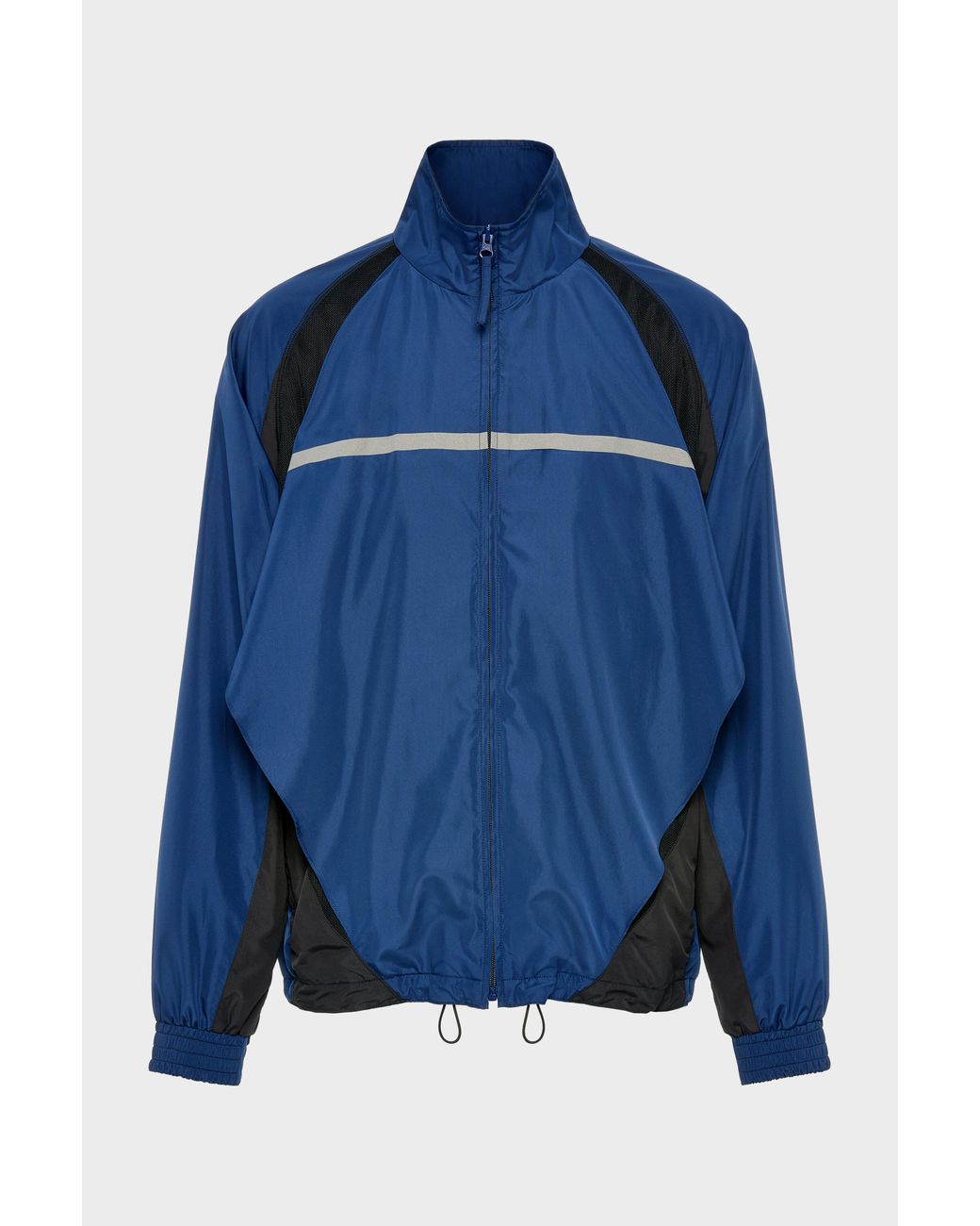 Maison Margiela Blue Contrast Panel Track Jacket for men