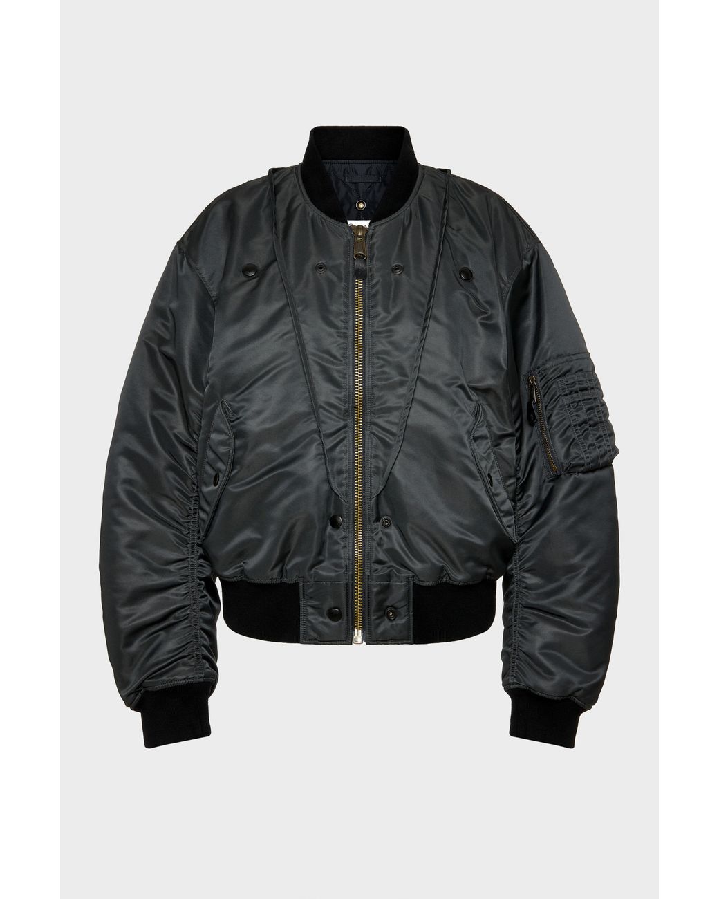 Maison Margiela Black Reversible Bomber Jacket