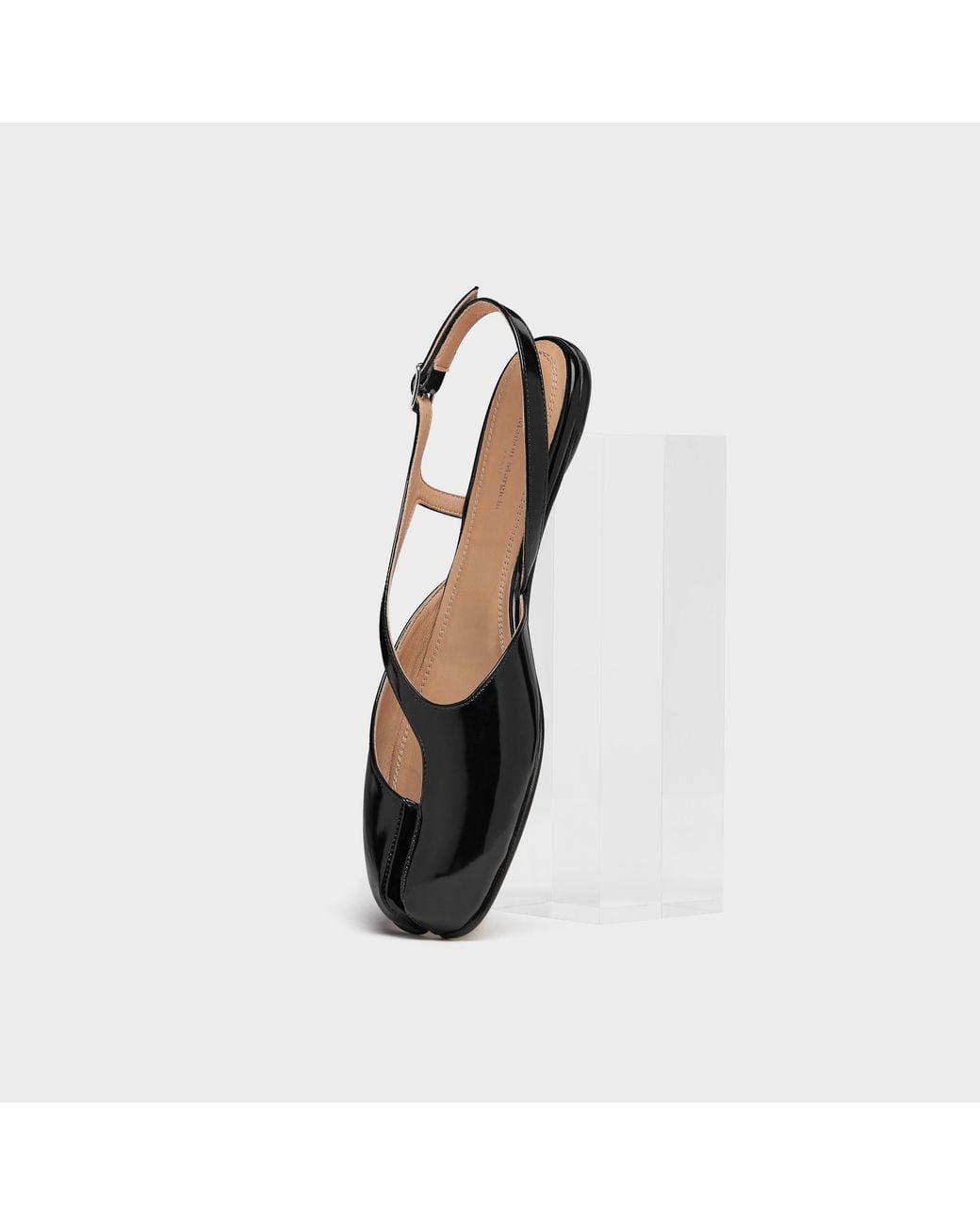 Maison Margiela Black Tabi Slingback Sandal