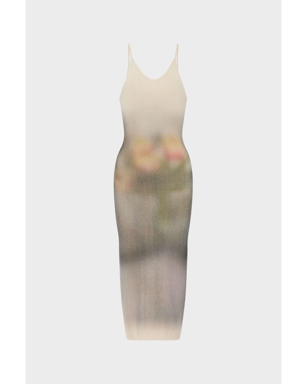 Maison Margiela Natural Knit Maxi Dress