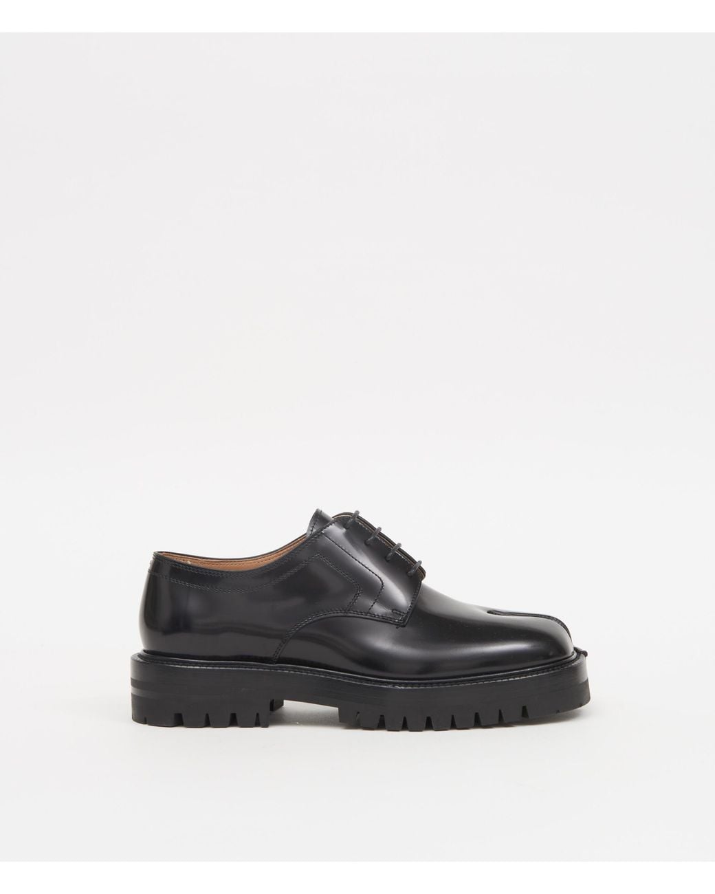 Maison Margiela Black Tabi Lace-Ups