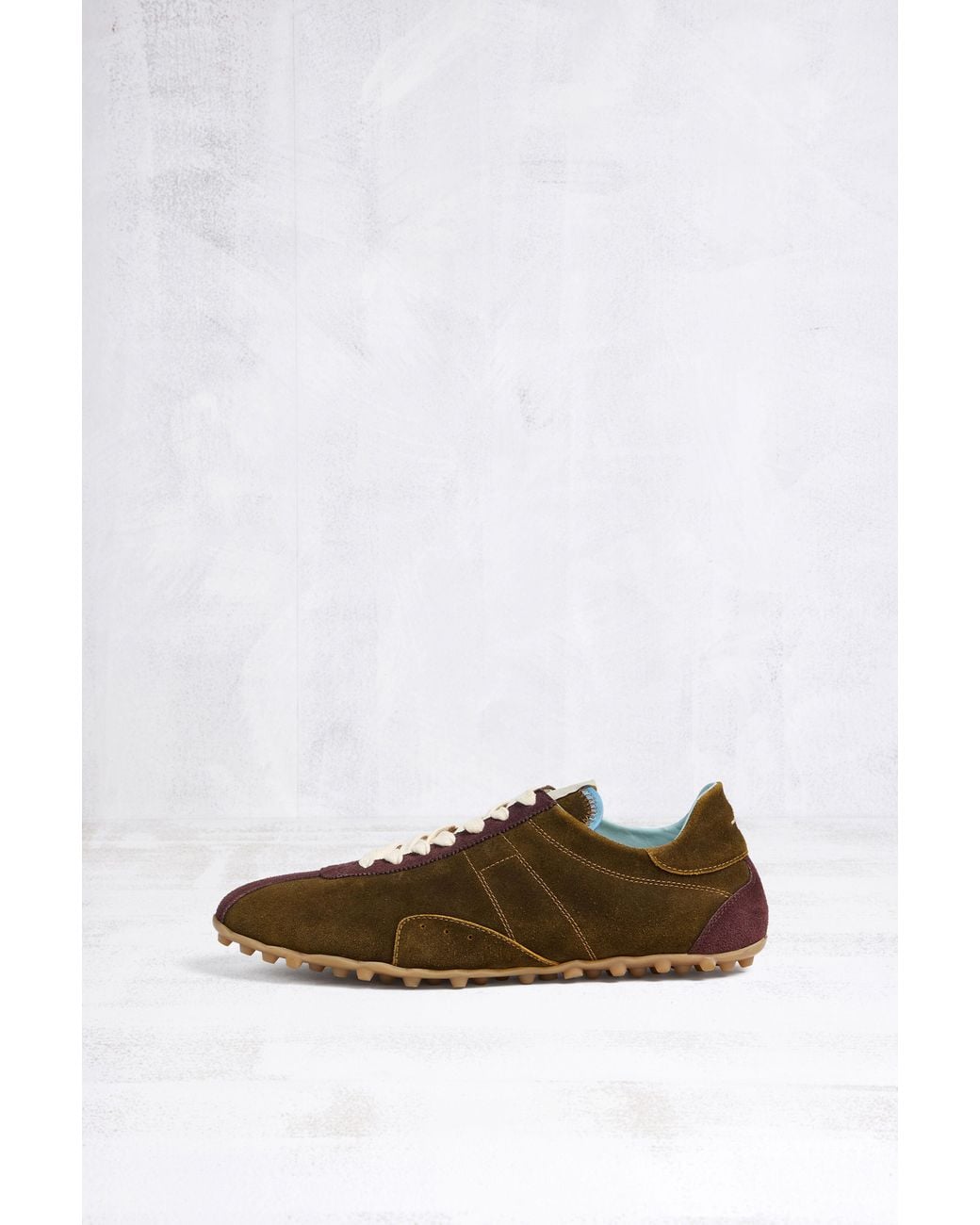 Maison Margiela Brown Sprinters Sneakers Washed Suede for men