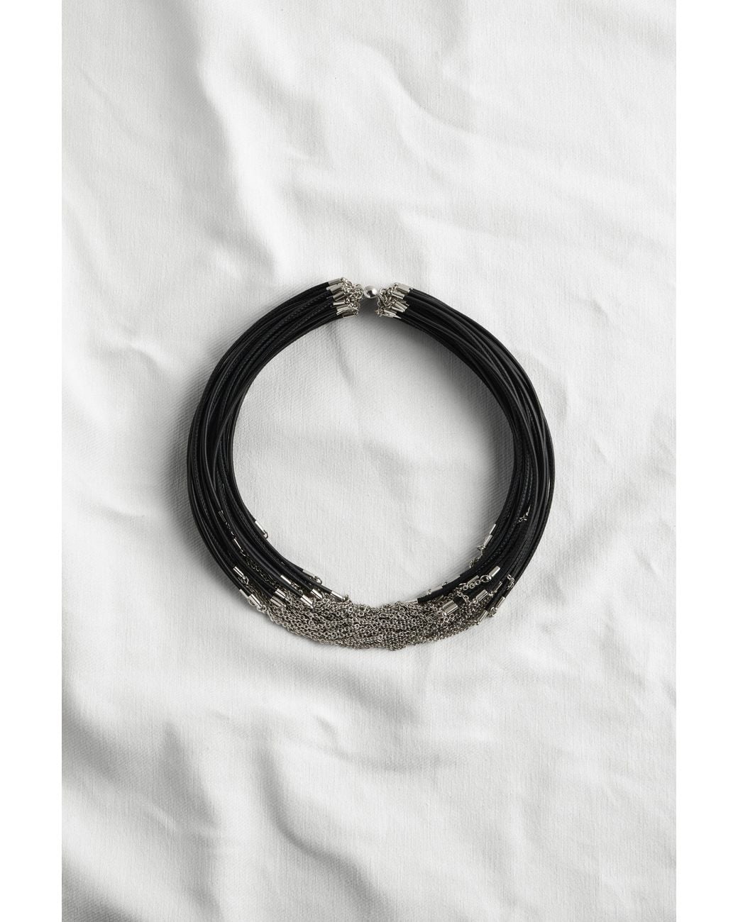 Maison Margiela Black Chain Necklace Big