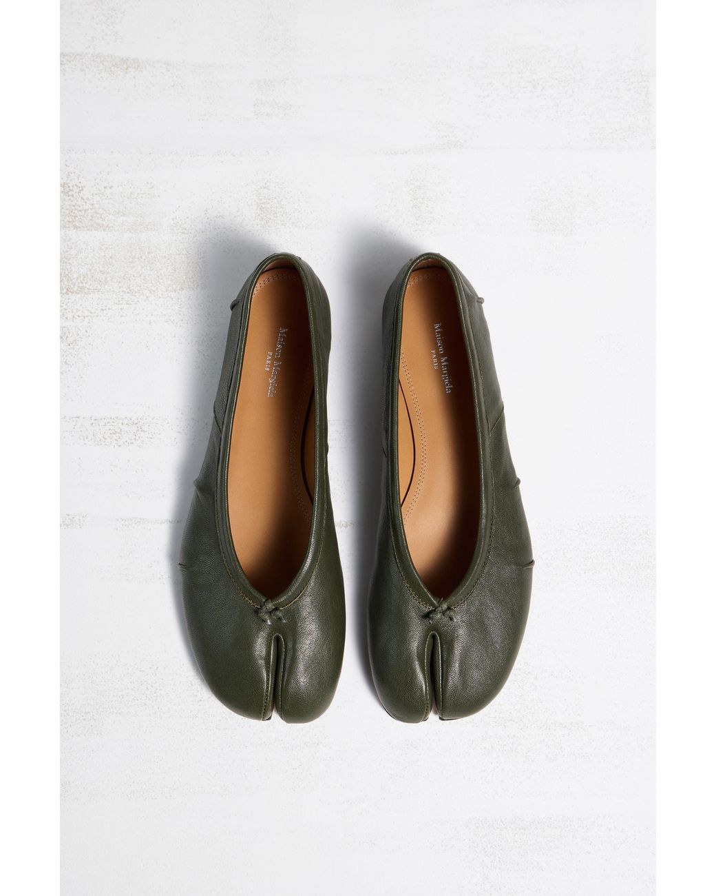 Maison Margiela White Tabi-Ballerina