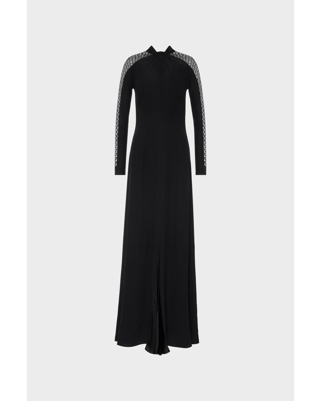 Maison Margiela Black Silk Maxi Dress