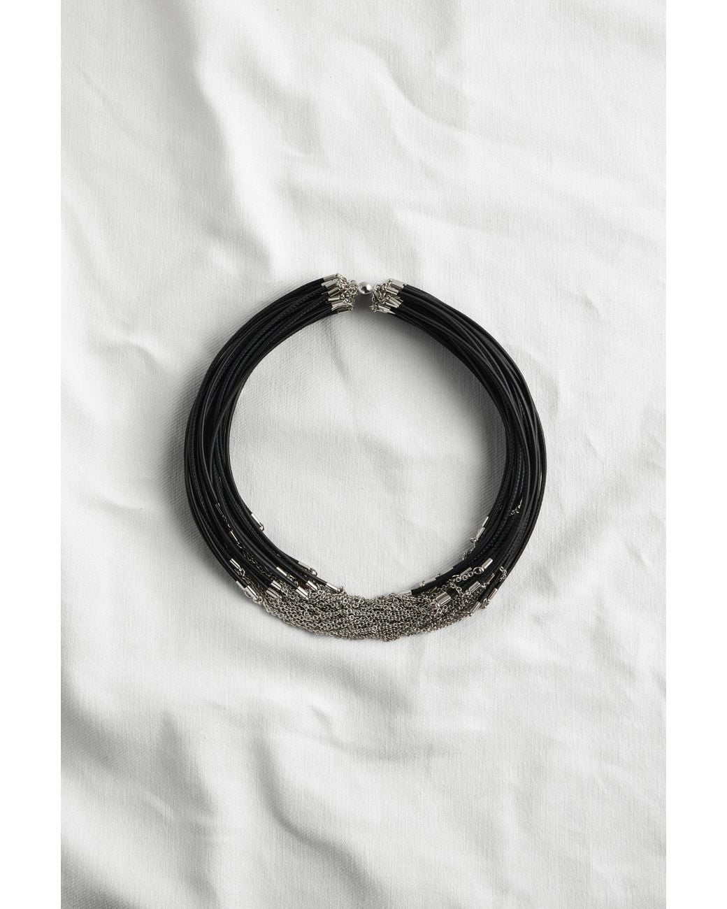 Maison Margiela Black Chain Necklace Big