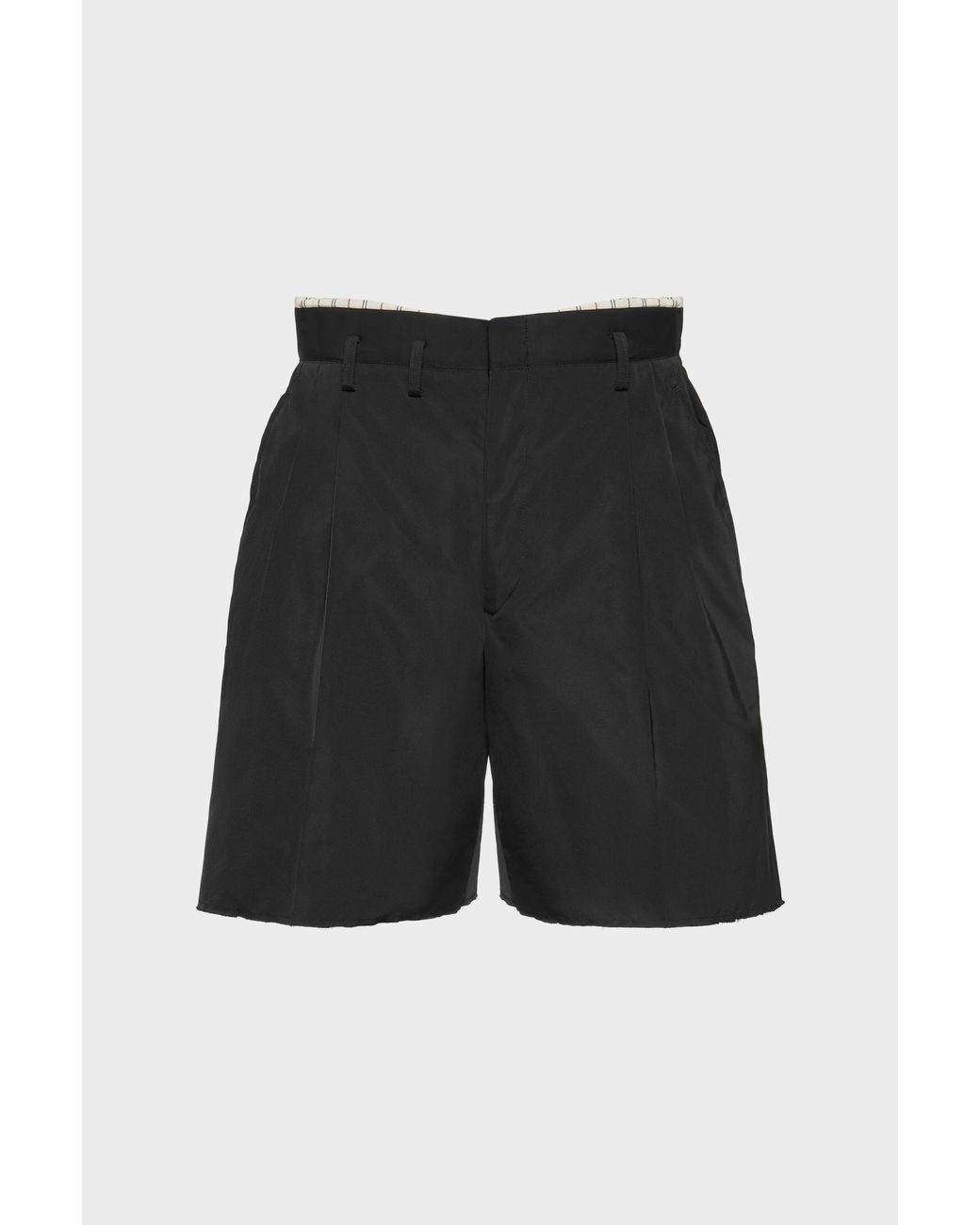 Maison Margiela Black Tailored Shorts for men