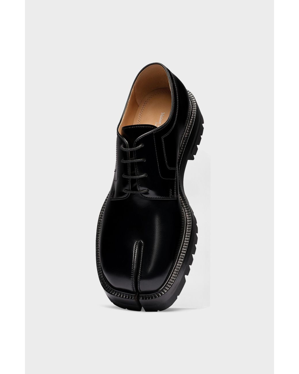Maison Margiela Black Tabi Lace-Ups