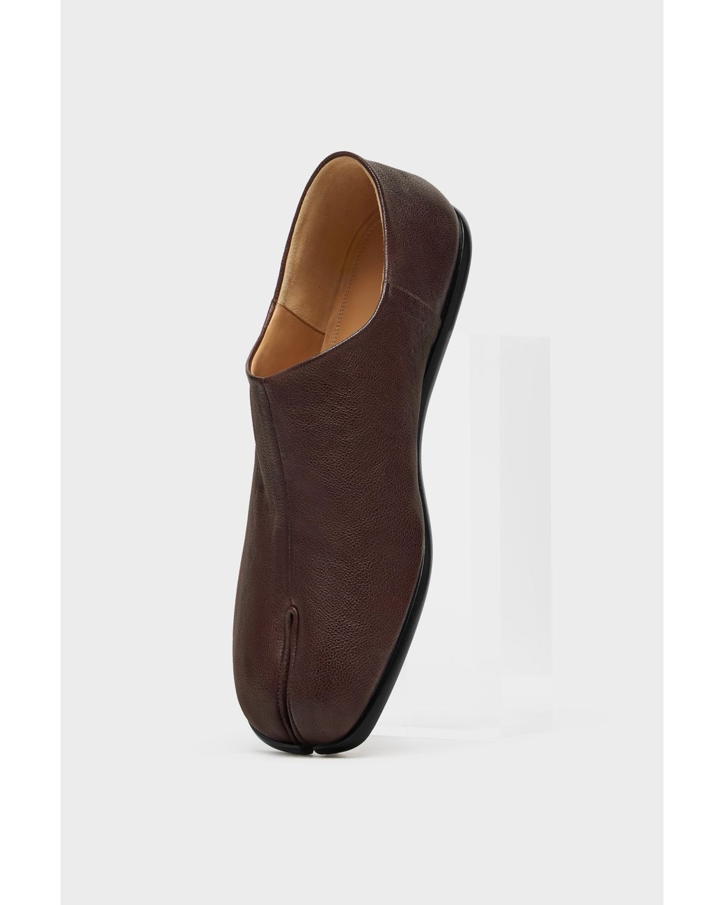 Maison Margiela Brown Tabi Babouches for men