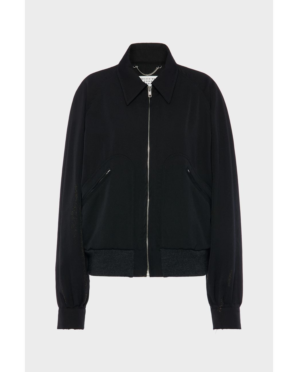 Maison Margiela Black Wool Caban