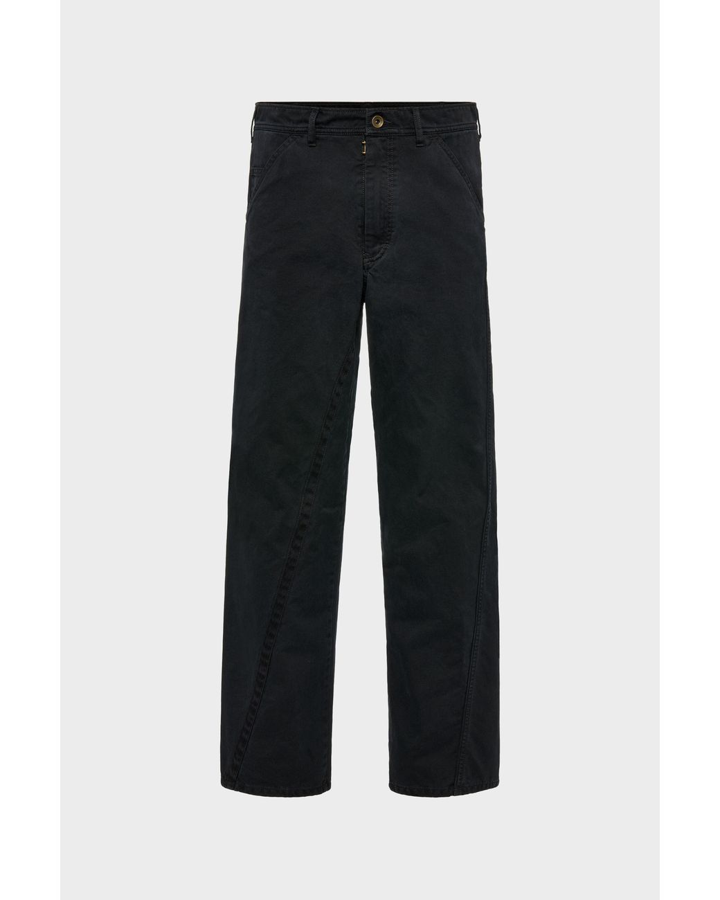 Maison Margiela Black Cotton Trousers for men