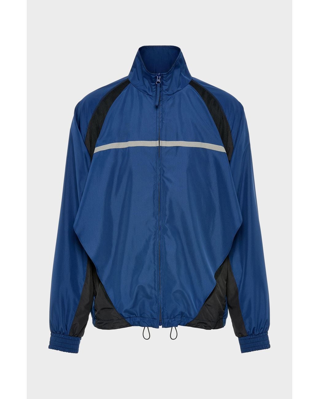 Maison Margiela Blue Contrast Panel Track Jacket for men