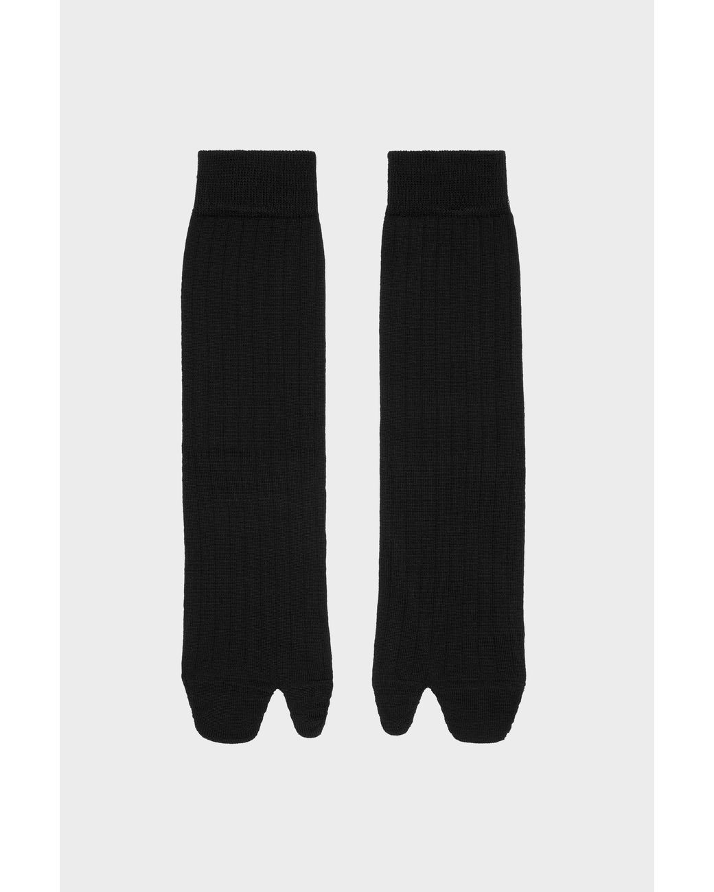 Maison Margiela Black Tabi Socks
