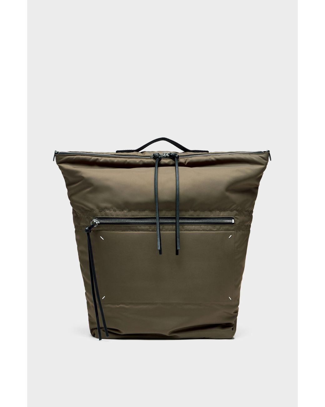 Maison Margiela Green Zip Backpack