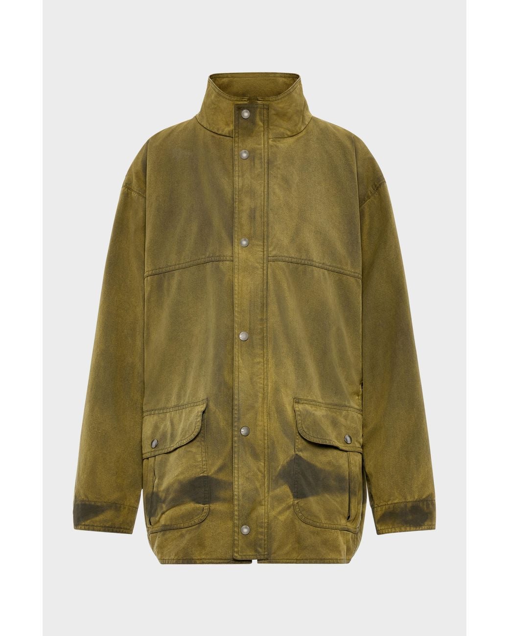 Maison Margiela Green Cotton Overshirt Jacket