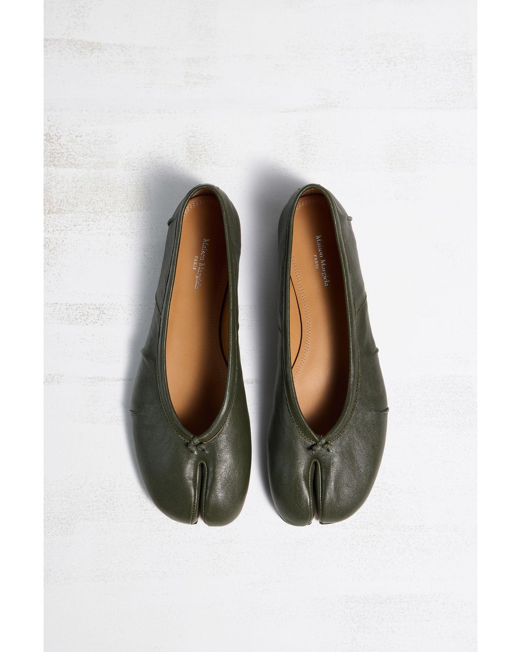 Maison Margiela White Tabi-Ballerina