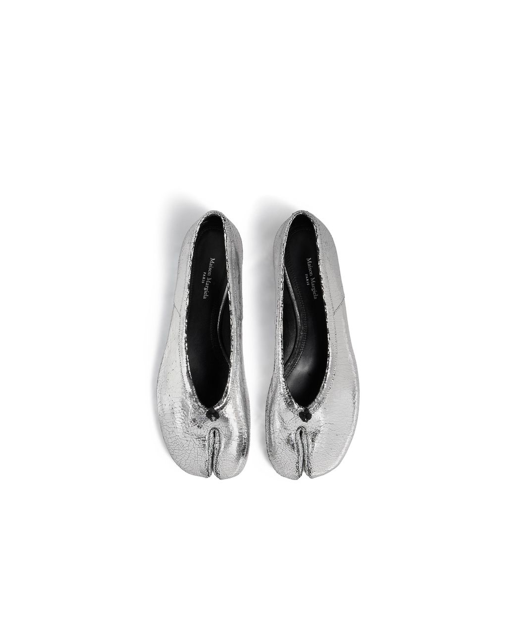Maison Margiela Black Tabi Ballerina Broken Mirror