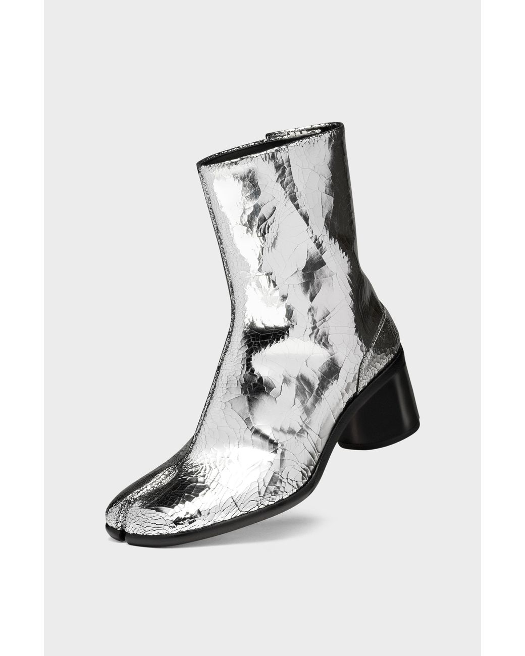 Maison Margiela White Tabi Broken Mirror Boots for men