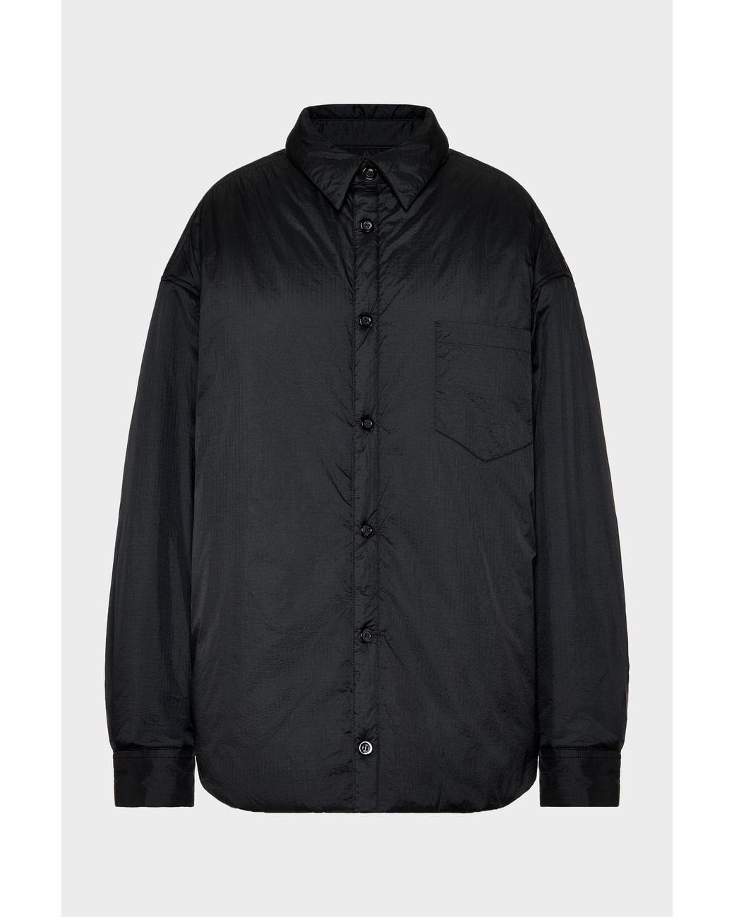 Maison Margiela Black Padded Shirt Jacket