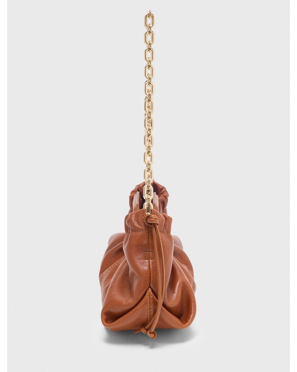 Maje Brown Smooth Leather Milpli