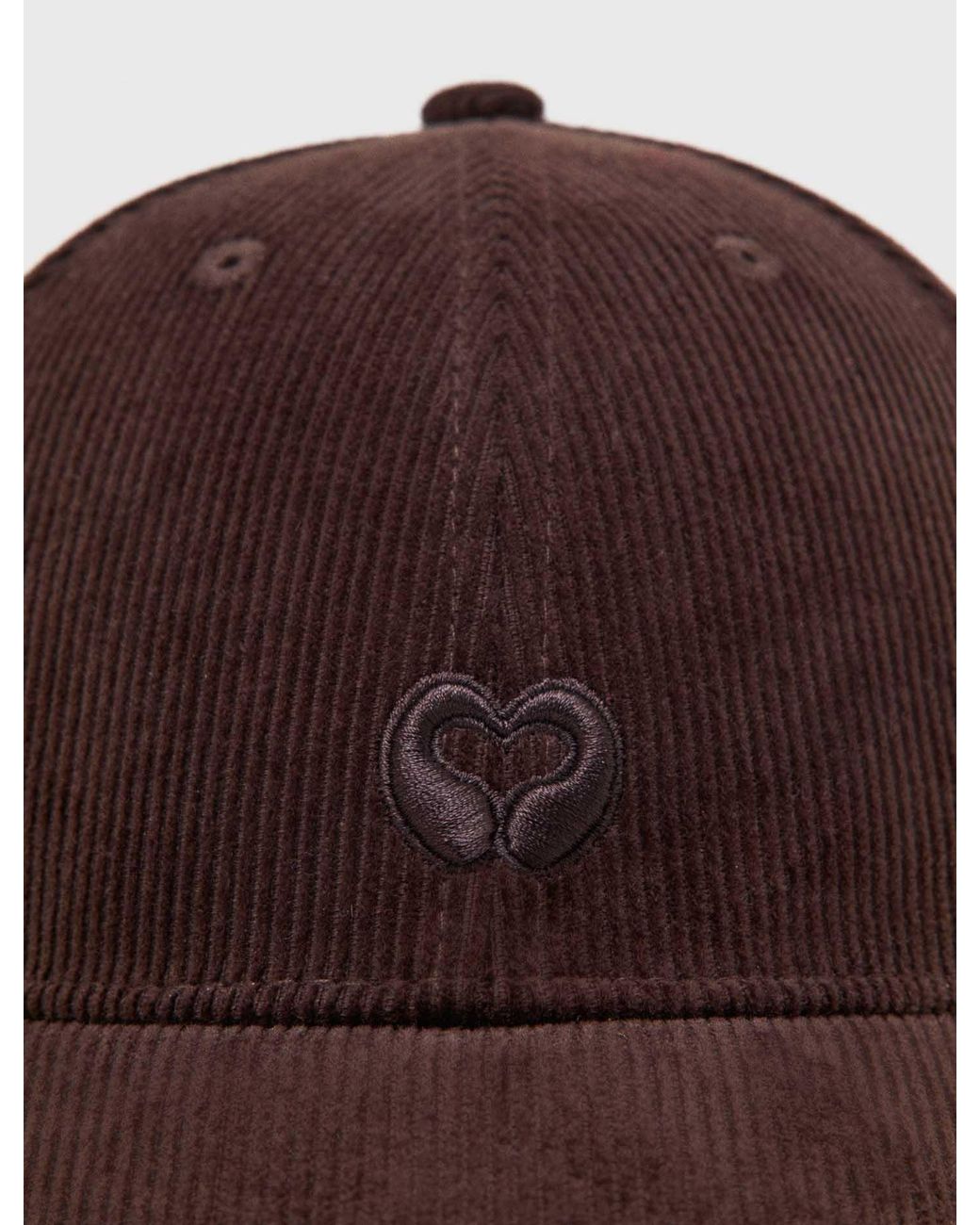 Maje Brown Corduroy Cap