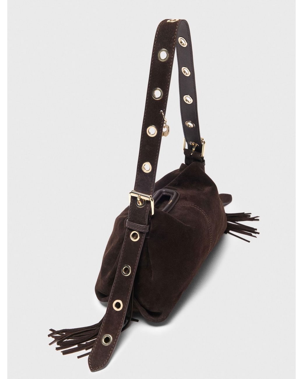 Maje Black Suede Miss M Bag
