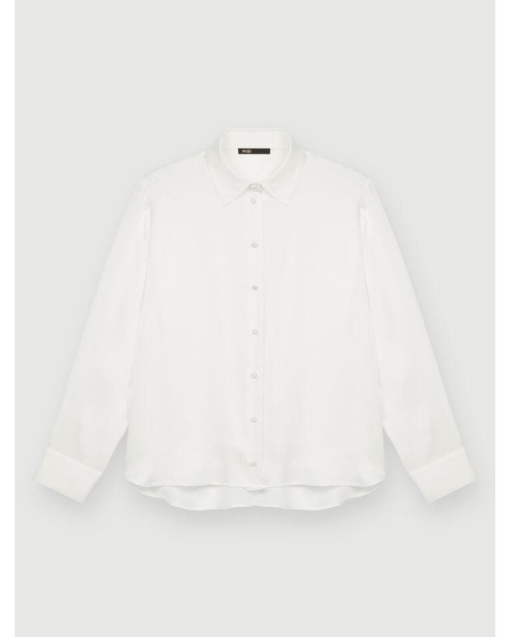 Maje White Silk Shirt